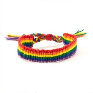 Hand-woven Rainbow Bracelet